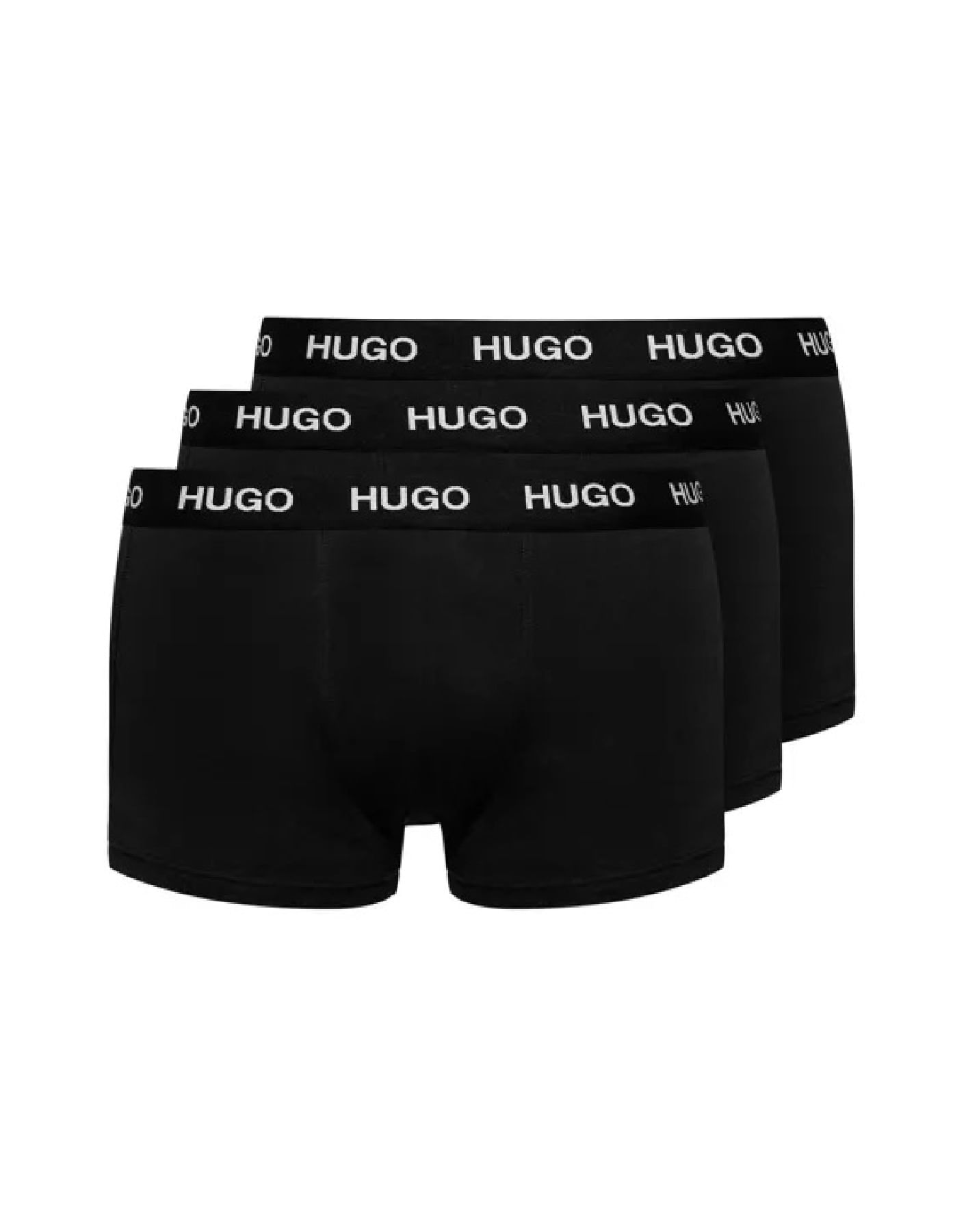 Boxer Tri Pack Hugo Negro Hombre
