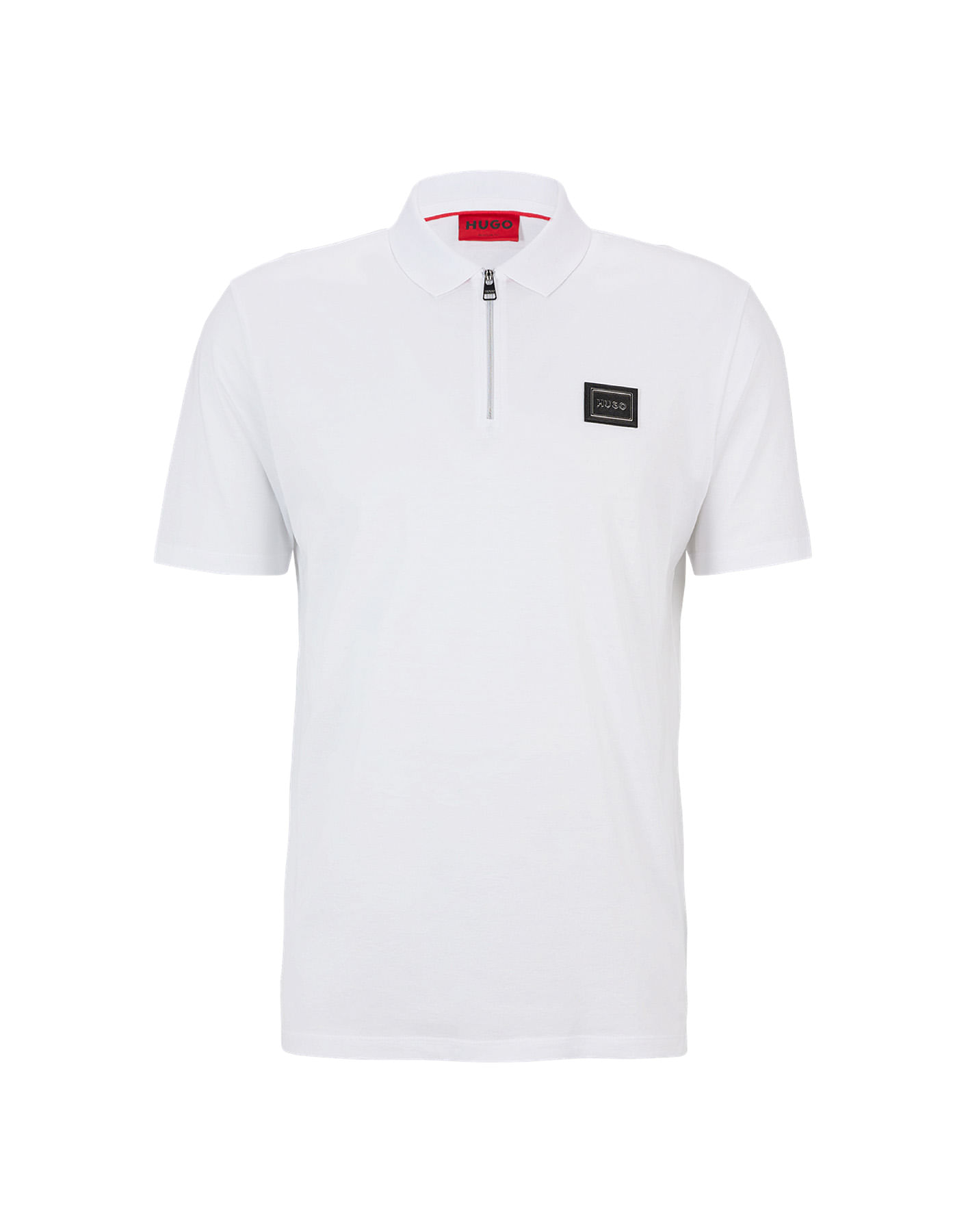 Polo hugo cheap boss blanco