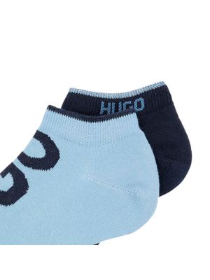 Medias Tobilleras HUGO Azules Duo Pack (4 medias)