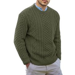 Saco tejido HUGO con cremallera Verde Hombre