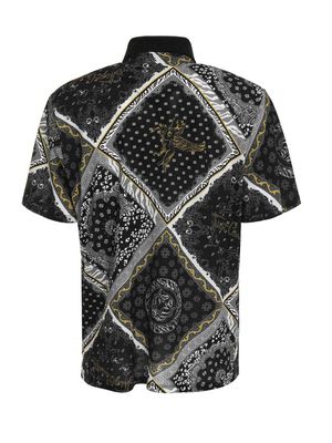 Polo Just Cavalli estampado completo para hombre