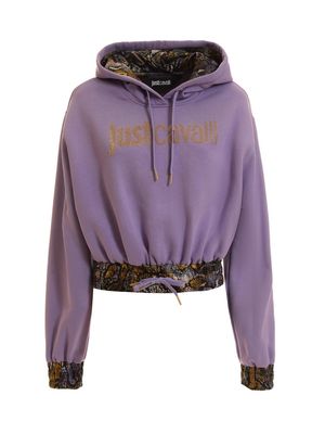 Hoodie Just Cavalli con pretina ancha mujer