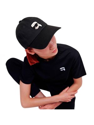 Gorra Karl Lagerfeld con gráfico Ikonik frontal para mujer