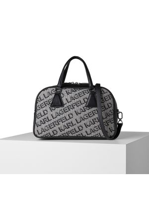 Bolso de mano grande Karl Lagerfeld con logotipo diagonal para mujer
