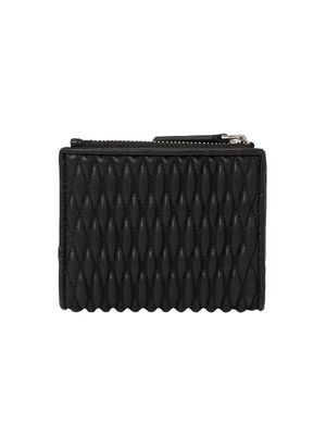 Billetera Karl Lagerfeld acolchada con cierre de cremallera y logotipo Karl para mujer