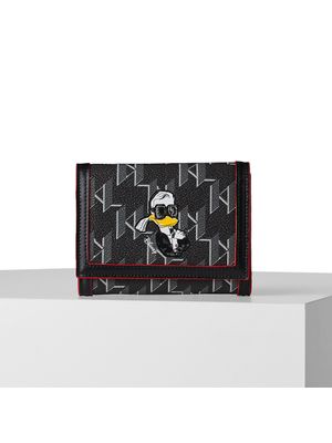 Billetera Karl Lagerfeld con ilustración de pato donald para mujer