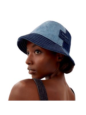 Sombrero bucket Karl Lagerfeld de pescador en denim para mujer