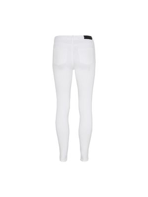 Jean skinny Karl Lagerfeld con cintura alta y logo bordado para mujer