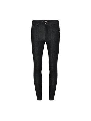 Jean skinny Karl Lagerfeld con parche Ikonik Karl en la cadera para mujer