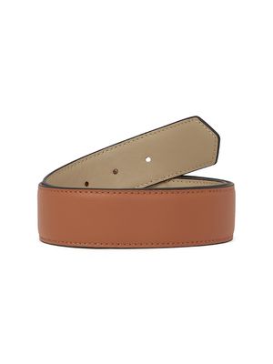 Cinturón Karl Lagerfeld 100% cuero con hebilla grabada metálica redonda para mujer