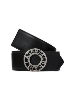 Cinturón Karl Lagerfeld en mezcla de materiales con hebilla circular grabada para mujer
