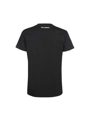 Camiseta Karl Lagerfeld Ikonik con logotipo frontal destacado para mujer