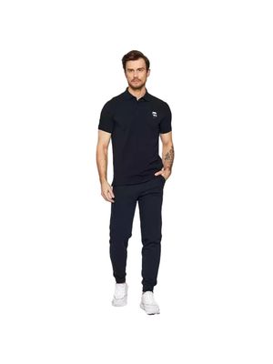 Polo Karl Lagerfeld con cuello clásico y logo en relieve para hombre