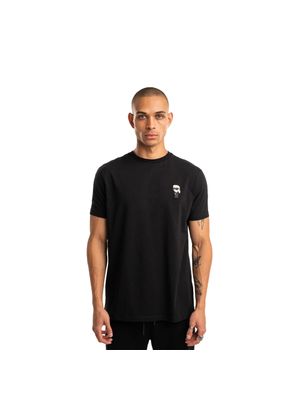 Camiseta Karl Lagerfeld con cuello redondo y logo icónico bordado para hombre
