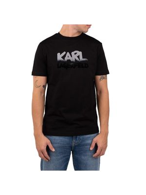 Camiseta Karl Lagerfeld con estampado gráfico de rostro para hombre