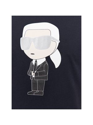 Camiseta Karl Lagerfeld con estampado caricatura del diseñador para hombre