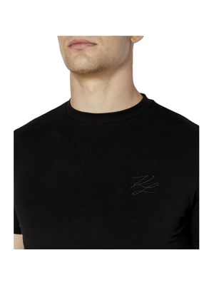 Camiseta Karl Lagerfeld con logotipo bordado para hombre