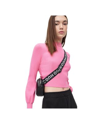 Bolso bandolera HUGO con logotipo en contraste y correa ajustable para mujer