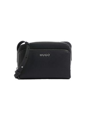 Bolso bandolera Hugo con doble compartimento y cierre de cremallera para mujer