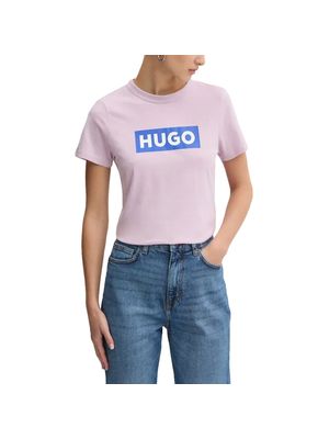 Camiseta Hugo con logotipo estampado para mujer