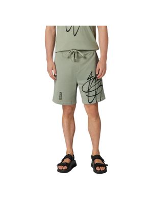 Bermuda Hugo con cordón ajustable y estampado de logotipo para hombre