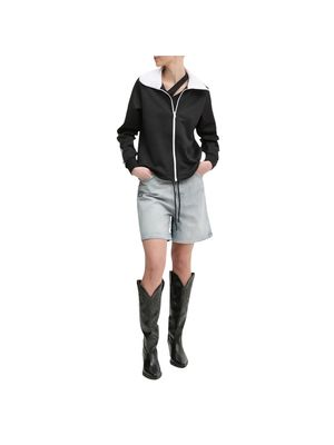 Chaqueta deportiva Hugo con cinta lateral y cierre frontal para mujer