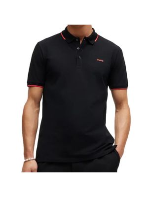 Polo Hugo con cuello clásico y detalles en contraste para hombre