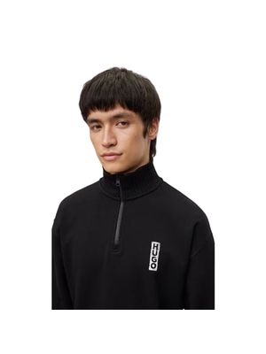 Buzo Hugo Boss con cremallera corta y cuello alto para hombre