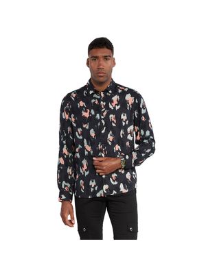 Camisa HUGO con estampado abstracto para hombre