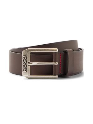 Cinturón hugo con hebilla metálica para hombre