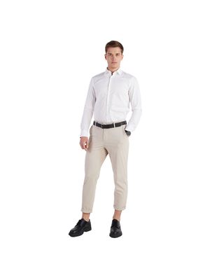 Camisa HUGO Slim Fit con detalle interior de logotipo para hombre