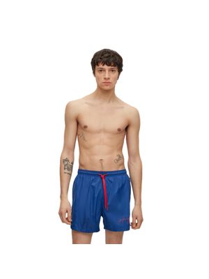 Bermuda de baño HUGO con bolsillo trasero y cordones para hombre