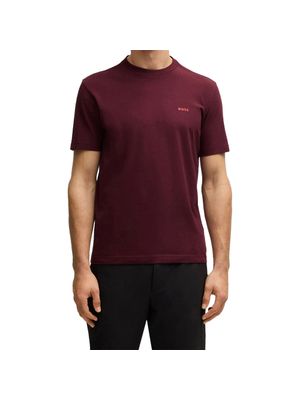 Camiseta BOSS con logotipo bordado en el pecho para hombre