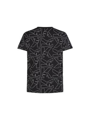Camiseta Karl Lagerfeld con estampado integral de logotipo para hombre