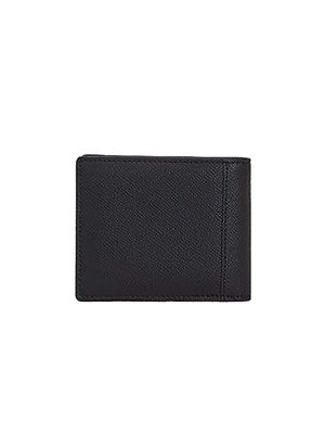 Tarjetero Karl Lagerfeld KL con placa metálica en cuero vacuno para hombre