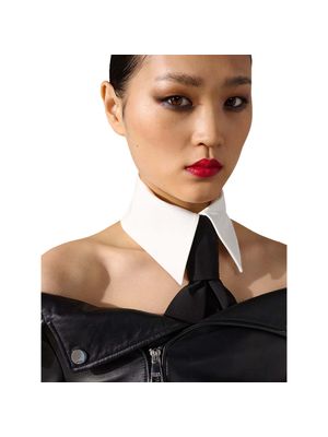 Collar y corbata Karl Lagerfeld KL estilo icónico en algodón para mujer