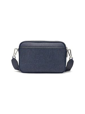 Cartera Karl Lagerfeld azul con diseño Karl & Choupette para mujer