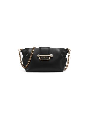 Cartera Karl Lagerfeld negra con cadena dorada para mujer