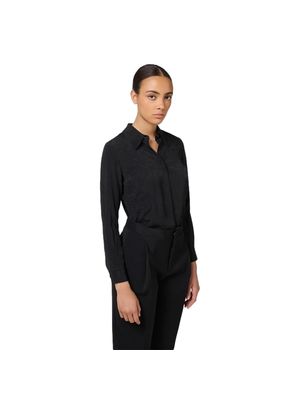 Blusa Elisabetta Franchi tipo camisa con textura en relieve y diseño moderno para mujer