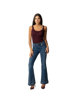 Esqueleto Elisabetta Franchi de punto fino con detalle de logo para mujer