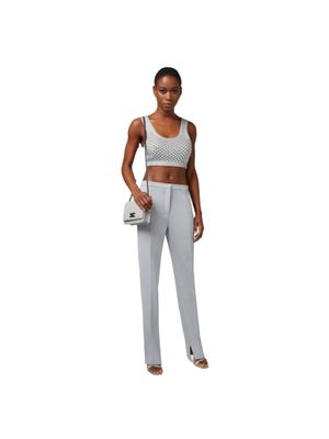 Top Elisabetta Franchi de punto calado para mujer