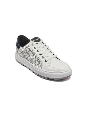 Zapatillas Karl Lagerfeld blancas con estampado monograma para hombre