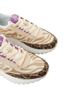 Sneaker Just Cavalli JC con diseño animal print y estilo urbano para mujer