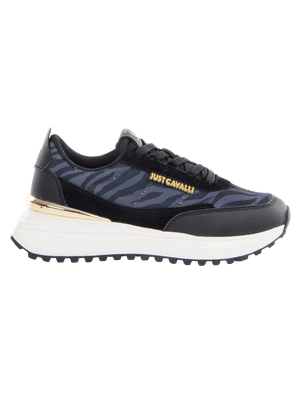 Sneaker Just Cavalli JC con diseño urbano y detalles dorados elegantes para mujer