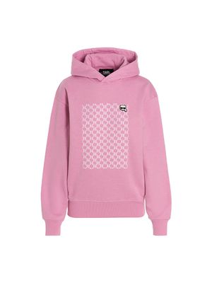 Hoodie Karl Lagerfeld con capucha y estampado de logotipo para mujer