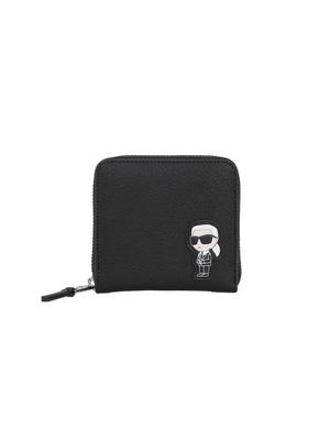 Monedero Karl Lagerfeld con logotipo estampado y bolsillo para monedas para mujer