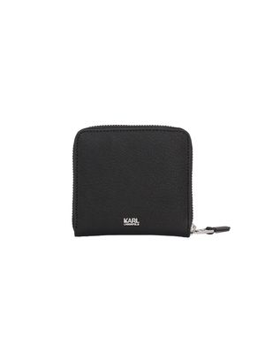 Monedero Karl Lagerfeld con logotipo estampado y bolsillo para monedas para mujer