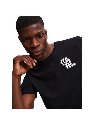 Camiseta Karl Lagerfeld de algodón con logo frontal para hombre