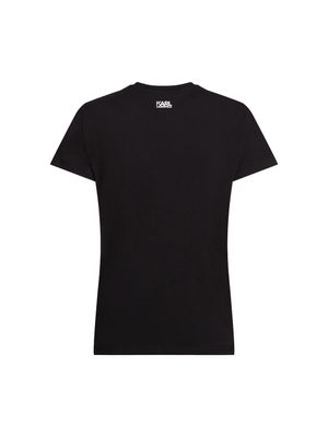 Camiseta Karl Lagerfeld con logotipo frontal para mujer