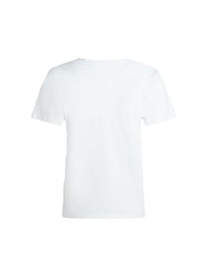 Camiseta Karl Lagerfeld con logotipo lateral en cuadro para mujer